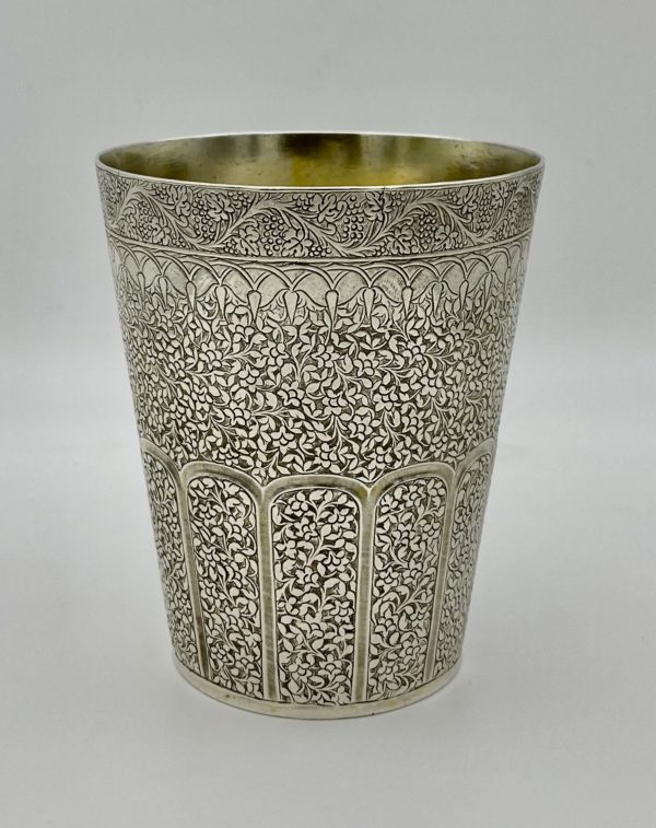 A Fine Indian Silver Beaker, Lucknow, ca. 1860